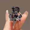 Presilha de Garra Mini Brilhante com Garra de Diamante Estilo Coreano, Piranha Pequena Delicada com Strass para Mechas, Presilha Lateral de Princesa para Mulheres com Pérolas