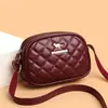 Bolso Cuadrado Pequeño Nuevo, Sencillo y Versátil, Bolso de Hombro para Mujer con Textura de Cuero Suave de Alta Gama en Forma de Rombo, Bolso Cruzado de Gran Capacidad con Temperamento