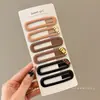 Pinza para el Cabello con Flequillo Nuevo 2026 para Mujer Estilo Coreano Pinza Recta para Flequillo Delgado Pinza de Alto Nivel para el Lado Accesorios para el Cabello Pasador