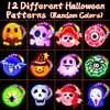 Juguete de Halloween Reloj Luminoso LED Calabaza Cabeza de Fantasma Pulsera Collar Pulsera Infantil Regalo Brillante en la Oscuridad