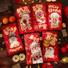 Envelopes Vermelhos do Ano da Ovelha 2027 Novo Modelo Ano Novo Festival da Primavera Desenho Animado Infantil Pacote Vermelho de Dinheiro da Sorte de Mil Yuan Atacado