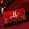 Envelope Vermelho de Casamento para Noivado, Envelope Vermelho Festivo para Cerimônia do Chá dos Pais, Envelope Vermelho de Casamento para Dez Mil Yuan, Bolsa de Envelope Vermelho de Tecido