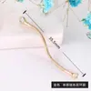 Aretes Creativos de Cristal S925 para Mujer Estilo Coreano Aretes Largos de Borla Novedosos Niche Adelgazantes para el Rostro Aretes Coreanos