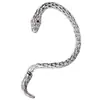 Arete de botón Serpiente Femenino Retro Creativo Trendy Masculino Pareja Nicho Diseño Sentido Pendientes Pendientes Viento Europeo y Americano Pendientes Envolventes