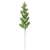 Rama de pino de Norfolk artificial de Navidad transfronteriza de Amazon, decoración de corona para árbol de Navidad, decoración navideña, simulación de caucho blando