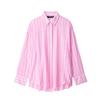 Z Spring Nova Camisa Listrada Top Shorts Solto Casual 7200078 Conjunto 7521078 7200412