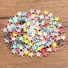 10 Colgantes de Acero Inoxidable Multicolor Dorado de Doble Cara con Goteo de Aceite para Peces, Cangrejos, Delfines, Corales, Caballitos de Mar DIY para Viajes de Commuting a la Moda