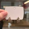 2026 Nuevos Pendientes de Lujo Simples de Plata S925 Stud Pendientes al por Mayor Versátiles Pendientes de Diseño Exagerado para Mujer