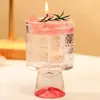 Velas Perfumadas Sabor Pudín de Frutas, Regalos de Cumpleaños, Velas Creativas Románticas, Velas en Copa, Decoración de Ambiente para San Valentín
