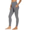 Europa y Estados Unidos pantalones de yoga de color sólido transfronterizos de Amazon pantalones deportivos cintura cadera pantalones de mujer pantalones leggings absorbentes de sudor de secado rápido para mujer