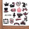 Caneca de Chá Coelho Desenho Animado Sapatos com Furos Charms para Sapatos Castelo de Princesa Decorações para Sapatos de Borracha Macia PVC Acessórios para Bolsa de Praia Transfronteiriço