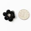 Parche de Flor de Lentejuelas Hecho a Mano DIY Lentejuelas Flor con Cuentas Adhesivo de Tela Accesorios