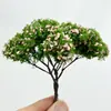 Mesa de Arena de Construcción DIY Materiales para Modelos Hechos a Mano Árboles Miniatura Árboles Terminados Jardín de Micro Paisaje Árboles de Modelo