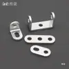 Tecnología de Pieza de Fijación de Aleación de Aluminio Piezas Pequeñas de Ensamblaje para Juguetes DIY con Agujeros Placa Base Cuadrada Tira en Forma de U Escuadra de Esquina