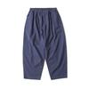 Calça Chino de Sarja com Mistura de Algodão Trs Japanese Trend Workwear 26Ss Levemente Afunilada Xadrez Escuro Lavada Calça Casual de Nove Quartos