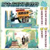 Decorações de Standee de Combinação Multi-Peças para Cena de Viagem Urbana, Personagens Estilo D, Mercadoria Cultural e Criativa em Acrílico em Camadas