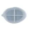 Molde de Placa de Folha de Resina Cristal DIY Papoula Bandeja de Armazenamento de Folha Caixa de Armazenamento de Placa Molde de Silicone