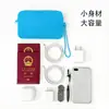 Bolsa de Armazenamento de Silicone Popular Transfronteiriça Bolsa Quadrada de Grande Capacidade Bolsa Portátil de Mão para Maquiagem Bolsa de Higiene Pessoal