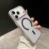 Adequado para iPhone 18 Promax Capa Magnética Ondulada para Celular Névoa de Gelo PC Fosco Borda Antiderrapante Capa Protetora para Apple 17