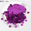 Bolas Lantejoulas Bobo 1cm 1.5cm Enchimentos Redondos, Peças Redondas para Decoração, Bolas Transparentes de Festa, Confete Atacado 100 Gramas