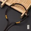 Pulsera Semi-terminada de la Suerte para Mujer, Cordón Trenzado DIY, Estilo Xiaohongshu, Se Puede Usar con Accesorios, Tendencia Creativa Hecha a Mano Estilo Chino