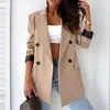 Ln1096 Spot Moda Transfronteriza Otoño e Invierno Europea y Americana Nueva Chaqueta de Traje Pequeño Profesional de Manga Larga para Mujer