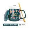 Taza navideña creativa de cerámica con dibujos animados, taza de café, taza de agua para parejas, regalo navideño, personalización transfronteriza
