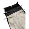 Pantalones Cropped Elásticos de Cintura de Gama Alta para Hombre, Corte Delgado, Pierna Recta, Pantalones Casuales, Ropa Formal de Negocios, Elásticos, Resistentes a las Arrugas, Pantalones de Vestir