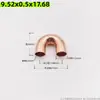 Tubo de Cobre Vermelho da Província de Zhejiang Curva em U Semicircular de Cobre Vermelho de 180 Graus, Cotovelo de Refrigeração Pequeno em U de Alta Qualidade 7-19