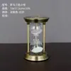 Ampulheta Criativa Kyushu Três Colunas Tampo Plano Temporizador 5/60 Minutos Decoração Luxo Leve Sala de Estar Escritório Decoração Criativa