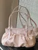 Bolso de Axila de Nicho Transfronterizo para Mujer Bolso de Hombro Único 2026 Nuevo Bolso Cruzado Fruncido Estampado de Lunares Bolso para Viajar