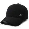 Invierno Nuevo Estilo Hombres Protección Cálida para Orejas Gorra Tipo Pico Lana Engrosada Gorra de Béisbol Casual para Exteriores Protección contra el Frío Gorra de Algodón