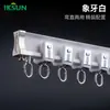 Yi Jiaxuan Ventana Abuhardillada Curvable en Forma de U en Forma de L Balcón Pista Interior de Ventana Pista Única Doble Pista Pista de Cortina