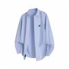2025 Nueva Camisa Rayada de Otoño para Hombre Marca Japonesa de Alta Gama Moda Casual Chaqueta Camisa Larga de Hombre de Moda