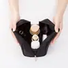 Bolsa de Cosméticos Simple de Nylon, Neceser Portátil Impermeable, Bolsa de Almacenamiento de Gran Capacidad, Bolsa de Mano para Cosméticos de Viaje