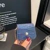 Bolso Mini Cuadrado de Moda 2026 Verano Nueva Moda Casual Simple Cadena Bloque de Color Patrón de Piedra Bolso de Hombro Cruzado