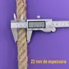 Corda de Juta Grossa, Corda de Juta Fina, Corda de Amarração, Materiais DIY para Etiqueta de Tubo de Água, Materiais DIY para Corda de Arranhar de Estrutura de Escalada para Gatos