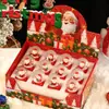 Caixa de música de bola de cristal de Natal com luzes coloridas e neve automática, um item decorativo para vitrines de shoppings, e um presente