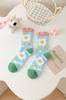 Nuevos Calcetines de Terciopelo de Coral a Media Pantorrilla para Mujer, Calcetines de Piso para el Hogar para Mujer, Calcetines Gruesos para Dormir Transfronterizos para Mujer, Calcetines de Media Terciopelo para Mujer