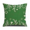 Calle Amazonas. Funda de Cojín Personalizada de Trébol de Cuatro Hojas para el Día de San Patricio con Diseño de Planta Verde para Sofá, Suave y Personalizable