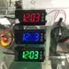 Comercio Electrónico Transfronterizo Accesorios para Motocicleta Voltímetro Modificado Reloj de Temperatura Función Tres en Uno