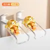 Extensor de grifo para niños para lavar las manos del bebé, a prueba de salpicaduras, silicona universal, diseño lindo de dibujos animados