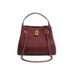 2025 Nuevo Bolso Tote Versátil Tejido para Mujer, Bolso de Hombro Cruzado, Bolso Cubo Pequeño con Cadena Fragante para Viajar