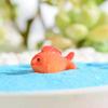 Goldfish DIY Micro Paisagem Aquário Decorativo Aquário Waterscape Creative Pequeno Peixe Chaveiro Ornamentos de Resina Artesanato