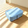 Caja de joyería rectangular lista para enviar transfronteriza, caja de almacenamiento de accesorios portátil, caja de regalo para anillos, collares, pasadores y otros coleccionables