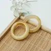 Anillo de Jade de Cristal Natural Transfronterizo Anillo para Correr Anillo Pulsera de Estilo Antiguo Accesorios de Mano Anillo para Correr Venta al por Mayor