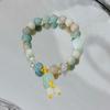 Nuevo Pulsera de Cerámica Jingdezhen China Pulsera de Esmalte Puesto del Mercado Nocturno Lugar Escénico Puesto Pulsera de Perlas para Pareja Venta al por Mayor