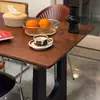 Mesa de jantar em madeira maciça, escrivaninha longa de nogueira para sala de estar, bancada de trabalho, mesa grande para jantar e escrita, mesa de conferência integrada, mesa de escritório