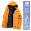 Chamarra 3 en 1 Woodpecker para Mujer 2026 Nueva Resistente al Viento para Exteriores País de la Nieve del Noreste Chaqueta de Esquí Antideslizante