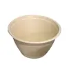 Tazones desechables biodegradables de pulpa de papel espesada, tazones personalizables para helado, tazones espesados para postre y yogur, cajas de embalaje para llevar